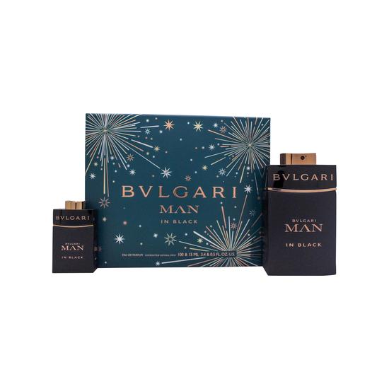Bvlgari Man In Black Gift Set 100ml Eau De Parfum + 15ml Eau De Parfum
