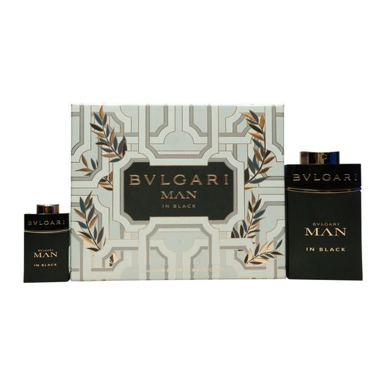 Bvlgari Man In Black Gift Set 100ml Eau De Parfum + 15ml Eau De Parfum