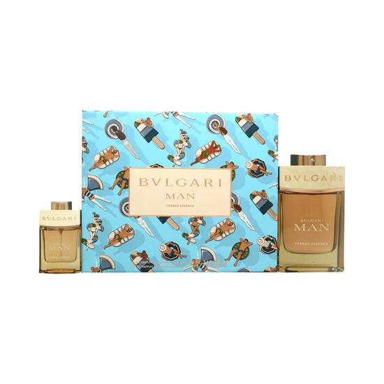 Bvlgari Man Terrae Essence Gift Set 100ml Eau De Parfum + 15ml Eau De Parfum
