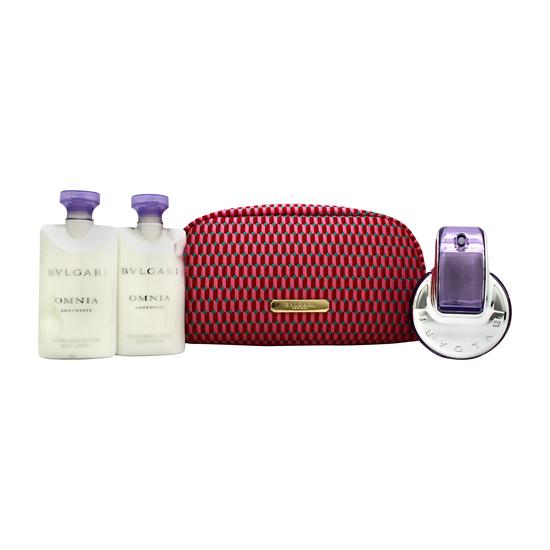 Bvlgari Omnia Amethyste Gift Set 100ml Eau De Toilette + 15ml Eau De Toilette