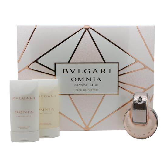 Bvlgari Omnia Crystalline Gift Set 100ml Eau De Toilette + 15ml Eau De Toilette