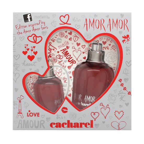 Cacharel Amor Amor Gift Set 100ml Eau De Toilette + 30ml Eau De Toilette
