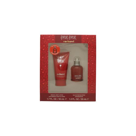 Cacharel Amor Amor Gift Set 30ml Eau De Toilette + 50ml Body Lotion