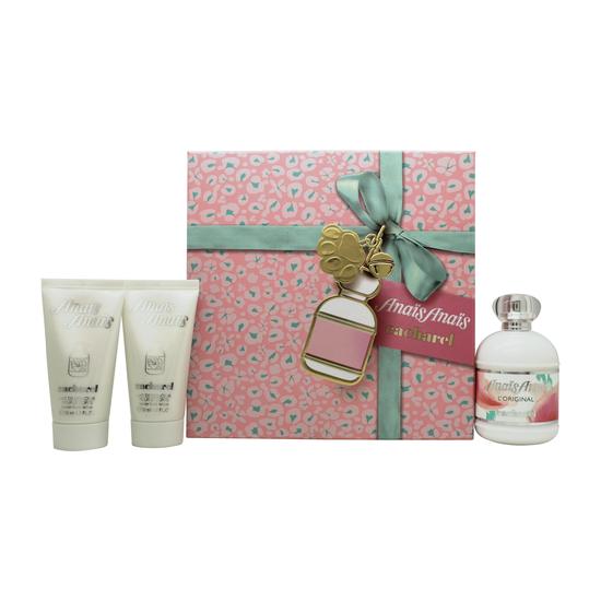 Cacharel Anais Anais Gift Set 100ml Eau De Toilette + 50ml Body Lotion + 50ml Shower Gel