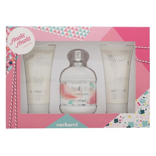 Cacharel Anais Anais L'Original Gift Set 100ml Eau De Toilette + Body Lotion 2 x 50ml