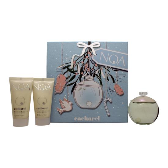 Cacharel Noa Gift Set 100ml Eau De Toilette + Body Lotion 2 x 50ml