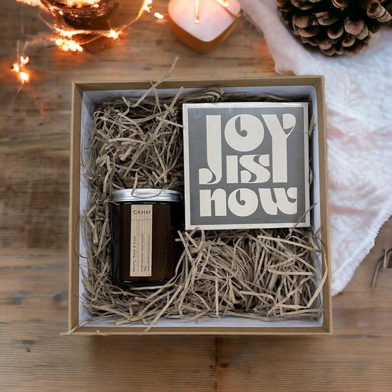 CAHM Candle & Joy Is Now Matches Gift Set