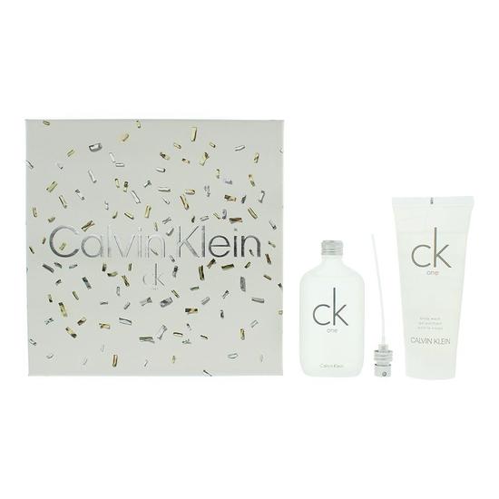 Calvin Klein CK One Eau De Toilette 50ml + Body Wash 100ml Gift Set Unisex 50ml