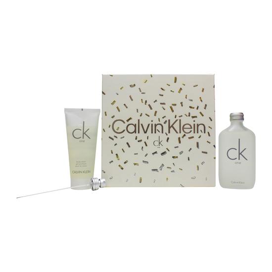 Calvin Klein CK One Gift Set 100ml Eau De Toilette + 100ml Shower Gel