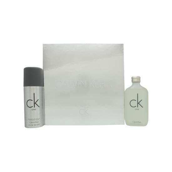 Calvin Klein CK One Eau De Toilette 100ml + Deodorant Spray 150ml Gift Set