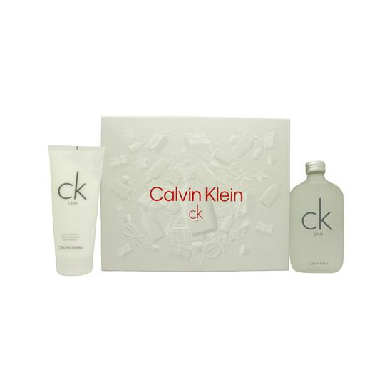 Calvin Klein CK One Gift Set 200ml Eau De Toilette + 200ml Shower Gel Christmas Edition