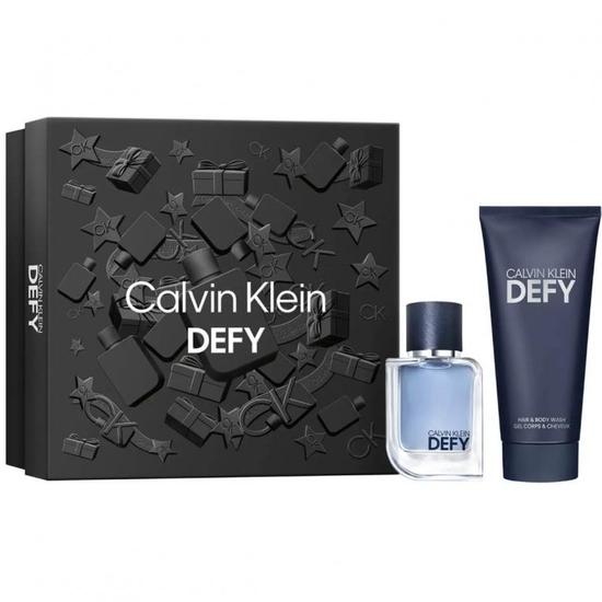 Calvin Klein Defy For Men Gift Set 50ml Eau De Toilette + 100ml Shower Gel