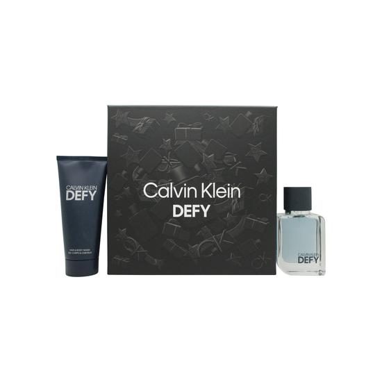 Calvin Klein Defy Gift Set 100ml EDT+ 100ml Shower Gel + 10ml Eau De Toilette