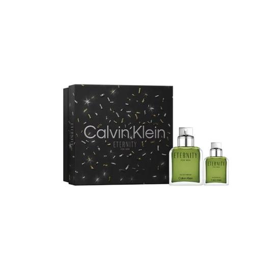 Calvin Klein Eternity Eau De Parfum Men's Aftershave Gift Set Spray 100ml With 30ml Eau De Parfum