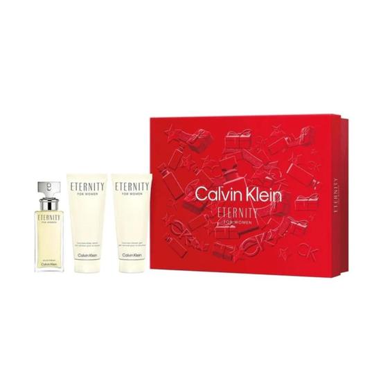 Calvin Klein Eternity Eau De Parfum Women's Gift Set With Body Lotion & Shower Gel 50ml