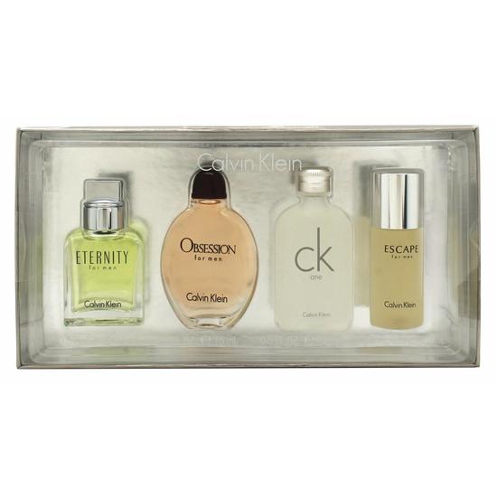 Calvin Klein Miniature Gift Set 15ml Eternity Eau De Toilette + 15ml Obsession Eau De Toilette + 15ml CK One Eau De Toilette + 15ml Escape Eau De Toilette