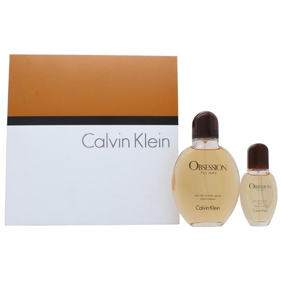 Calvin Klein Obsession Gift Set 125ml Eau De Toilette + 100ml Aftershave Balm + 100ml Shower Gel + 75g Deodorant Stick