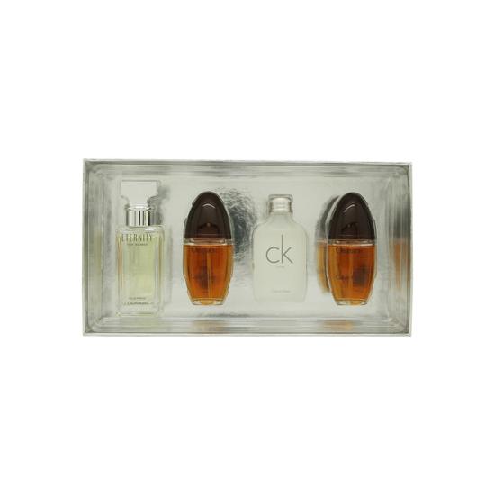 Calvin Klein Women Miniature Gift Set 15ml Eternity Eau De Parfum 15ml CK One Eau De Toilette Obsession Eau De Parfum
