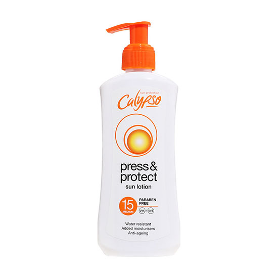 Calypso Press & Protect Sun Lotion SPF15 200ml