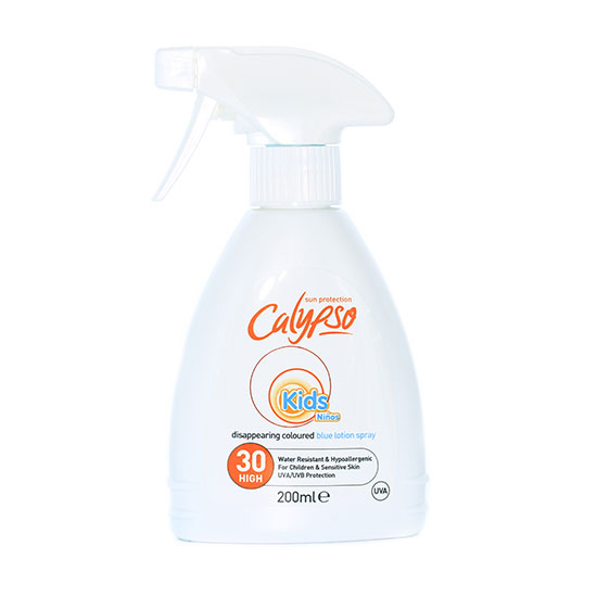 Calypso SPF30 Kids Blue Spray Lotion