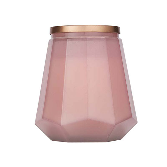 Candlelight Hexagonal Pink Grapefruit Large Candle 480g