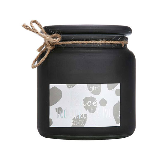 Candlelight Peace Large Frosted Glass Candle 360g