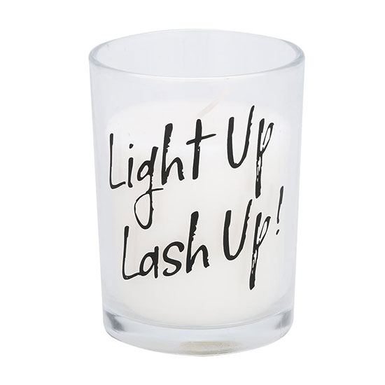 Candlelight Pink Bomb Candle Glass