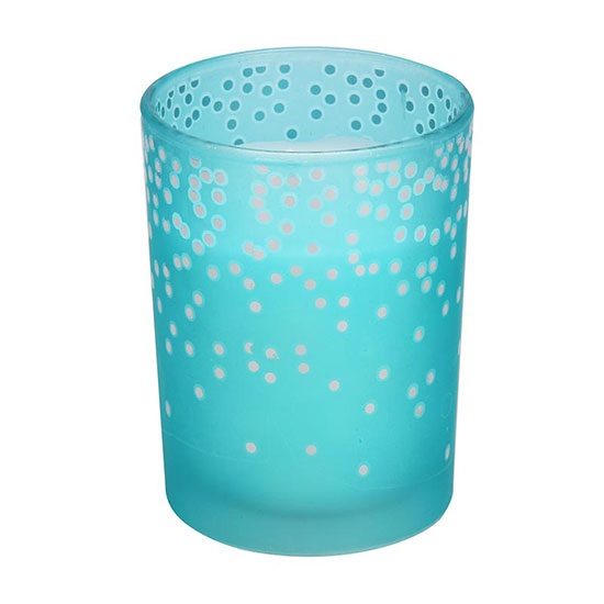 Candlelight Zesty Frosted Glass Wax Filled Pot Candle 220g