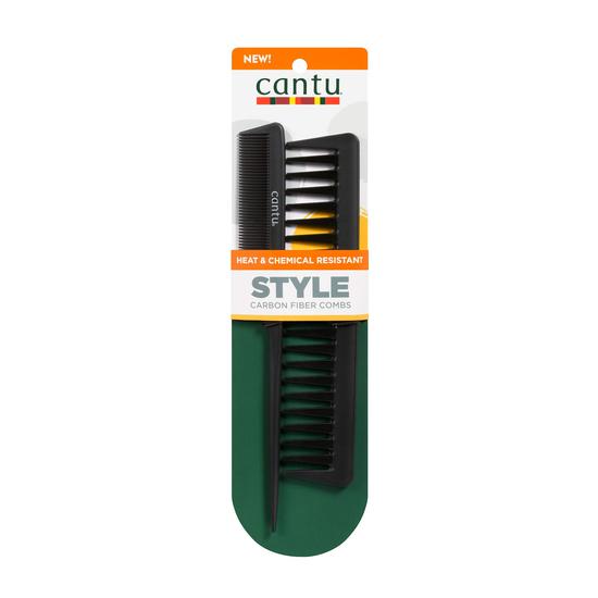Cantu Carbon Melt Heat Resist Comb x 2