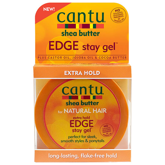 Cantu Shea Butter for Natural Hair Extra Hold Edge Stay Gel