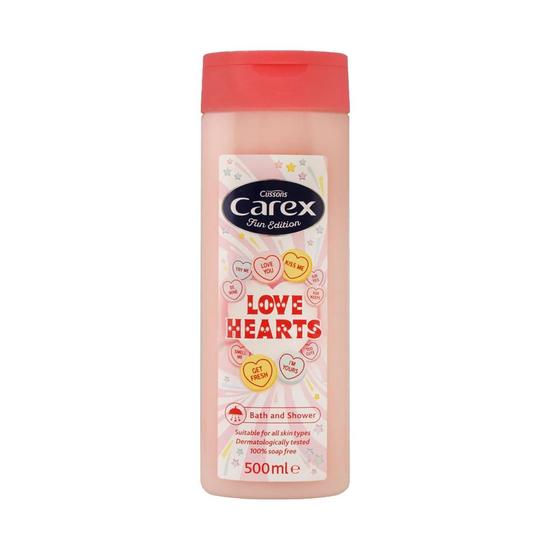 Carex Fun Edition Love Hearts Shower Gel