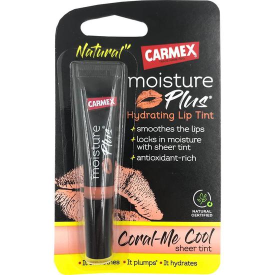 Carmex Moisture Plus Hydrating Lip Tint Coral Me Cool