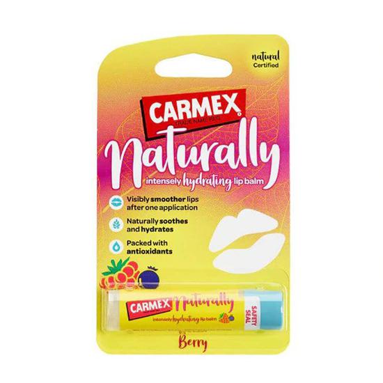 Carmex Naturally Hydrating Lip Balm Berry