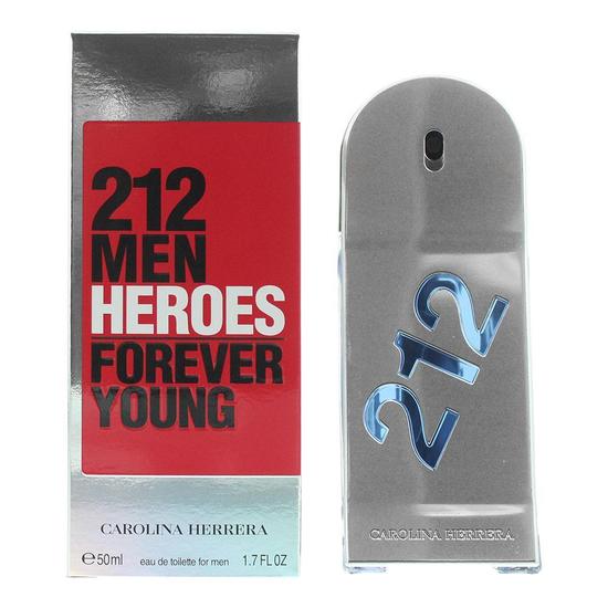 Carolina Herrera 212 Men Heroes Forever Young Eau De Toilette Spray 50ml