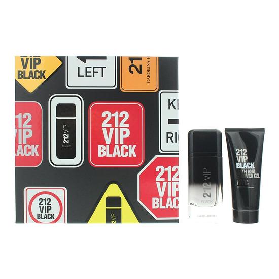Carolina Herrera 212 VIP Black Eau De Parfum & Bath & Shower Gel 100ml