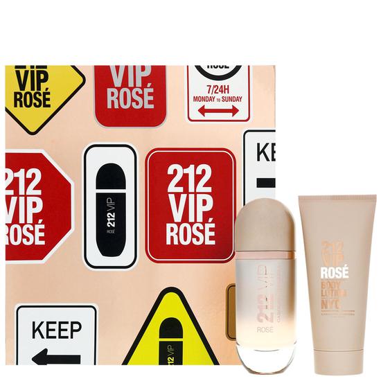 Carolina Herrera 212 VIP Rose Eau De Parfum Gift Set 80ml