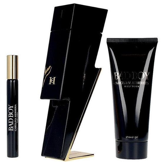 Carolina Herrera Bad Boy Eau De Toilette Gift Set Shower Gel + Eau De Toilette (100ml + 10ml)