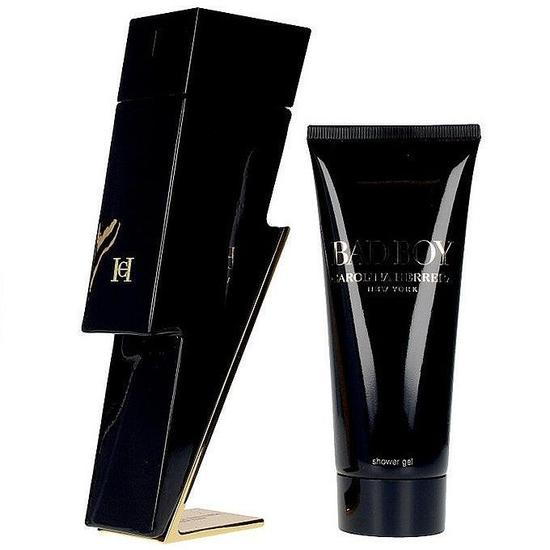 Carolina Herrera Bad Boy Eau De Toilette Gift Set Shower Gel + Eau De Toilette (100ml)