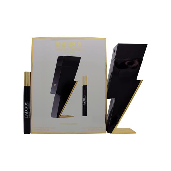 Carolina Herrera Bad Boy Gift Set 100ml Eau De Toilette + 10ml Eau De Toilette