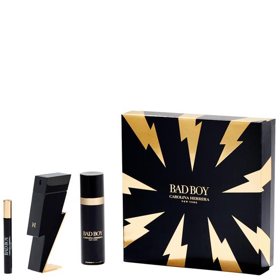 Carolina Herrera Bad Boy Eau De Toilette Spray Gift Set 50ml