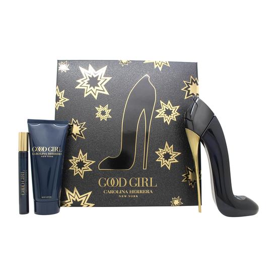 Carolina Herrera Good Girl Gift Set 80ml Eau De Parfum + 100ml Body Lotion + 10ml Eau De Parfum