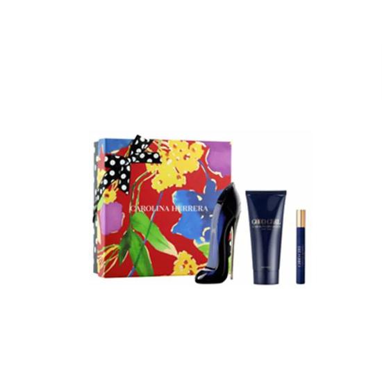 Carolina Herrera Good Girl Women's Perfume Gift Set 80ml Eau De Parfum + 100ml Body Lotion + 10ml Eau De Parfum