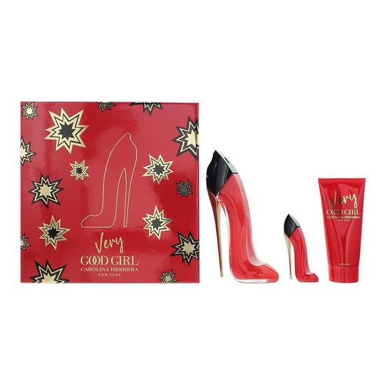 Carolina Herrera Very Good Girl Eau De Parfum 80ml, 7ml + Body Lotion Gift Set