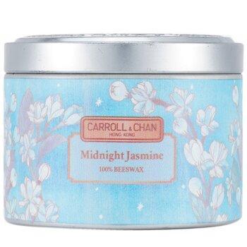 Carroll & Chan 100% Beeswax Tin Candle Midnight Jasmine (8x6) cm