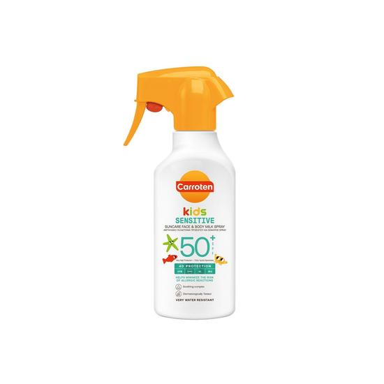 Carroten Kids Sensitive Face & Body Milk Spray SPF 50+ 270ml