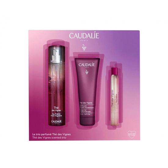 Caudalie The Des Vignes Scented Trio Thé des Vignes Fresh Fragrance + Shower Gel + Roll-on