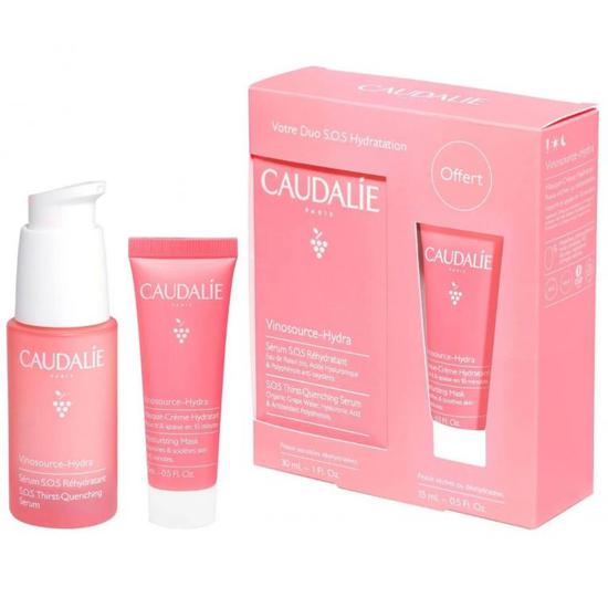 Caudalie Vinosource SOS Hydration Duo Hydra Serum 30ml + Hydra Moisturising Mask 15ml