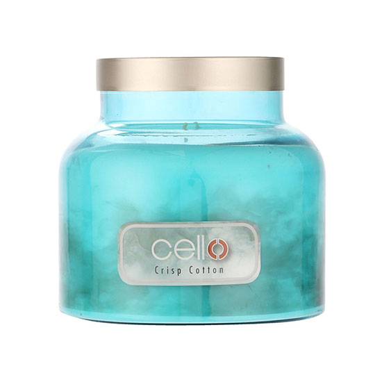 Cello Fragrance Burst Crisp Cotton Candle Large