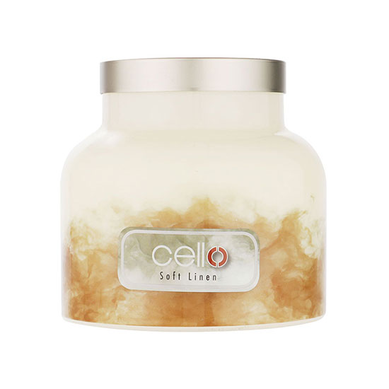 Cello Fragrance Burst Soft Linen Candle Large 680g