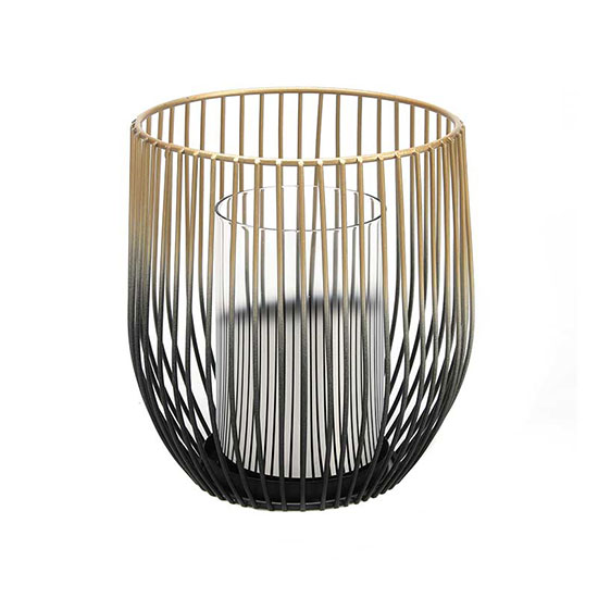 Cello Metal Candle Holder Ombre Curved Small
